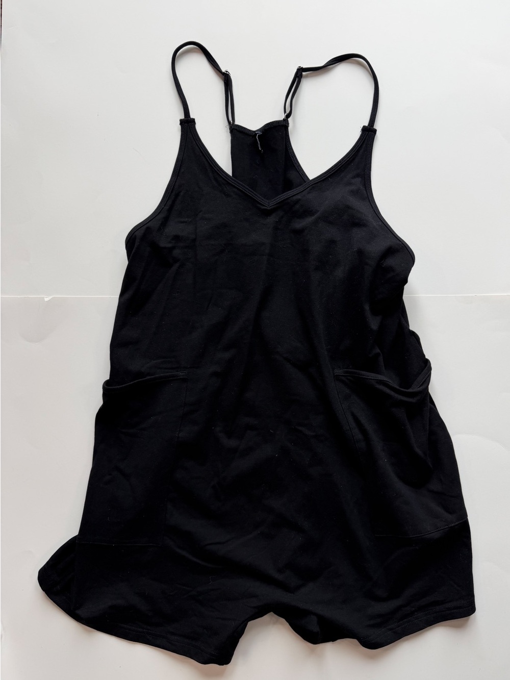 Black Women's Spaghetti-Strap Romper